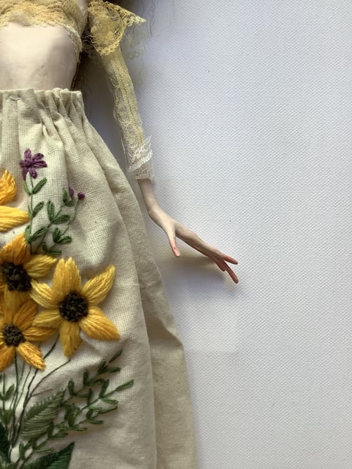 Image of Calendar Art Dolls: June ðŸŒ» OOAK handmade art doll