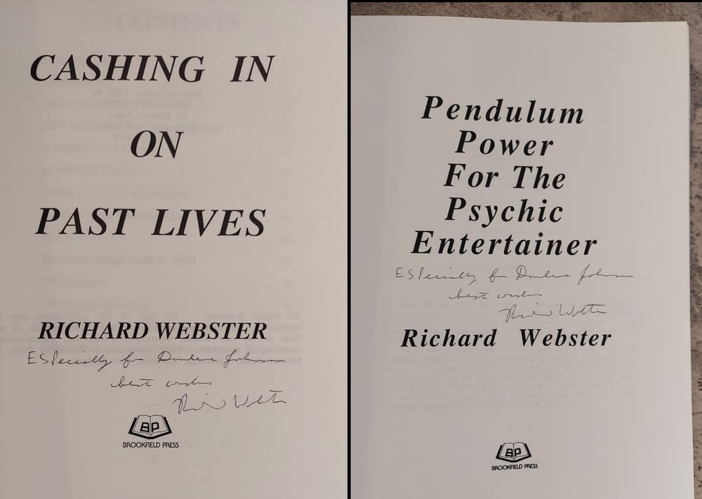 Psychic/Aura/Numerology How-To Booklets by Richard Webster (Most SIGNED)