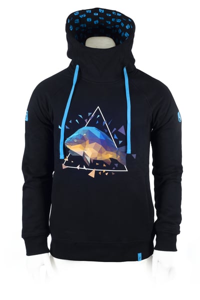 Image of Hoody "low poly carp" – LADIES/SLIMFIT