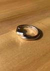 Sterling Silver Crossover Ring