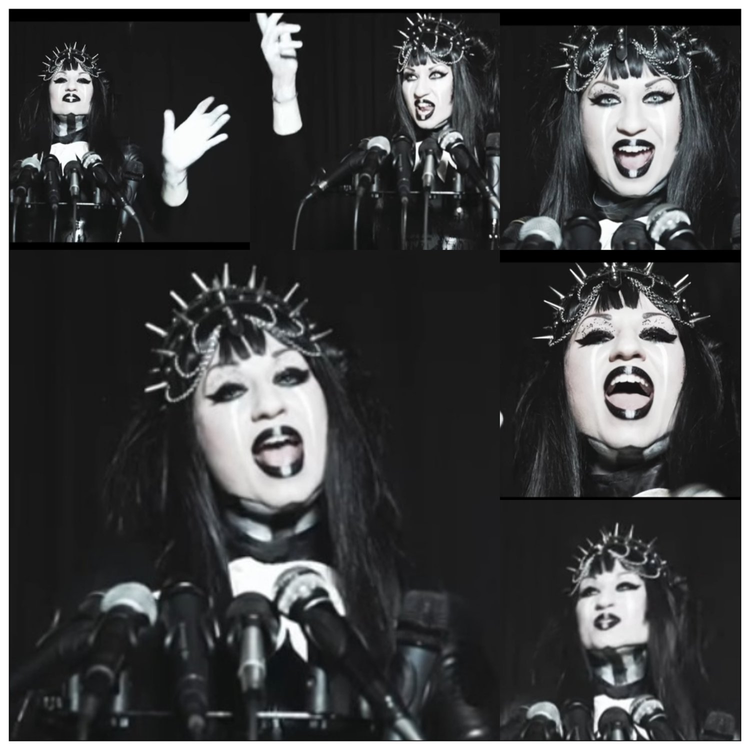 Image of Custom crown worn in the "Thrill of the Kill" music video