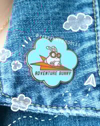 Image 2 of Adventure Bunny - Enamel Pin
