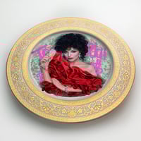 Image 2 of Alexis - Large fine China Plate - #0745