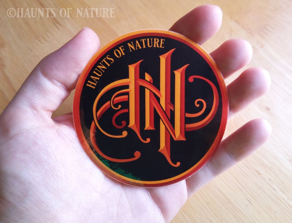 Haunts of Nature Logo Sticker