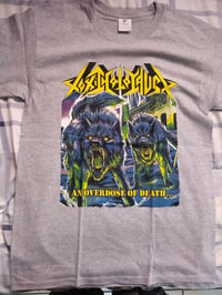 Image 1 of Toxic Holocaust An overdose of death GREY T-SHIRT