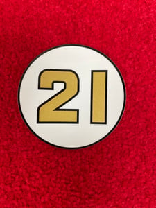 Image of 21 Decal