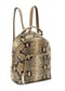 Image of Kolleene Natural Snake Print Backpack 