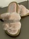 Image of Guess Faux-Fur Rhinestone Slippers 