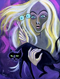 Haunted Mansion Cat Lady - LTD ED 8x10