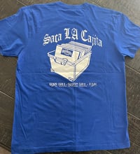 Image 3 of Saca La Cajita Blue/White Tee