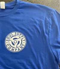 Image 2 of Saca La Cajita Blue/White Tee