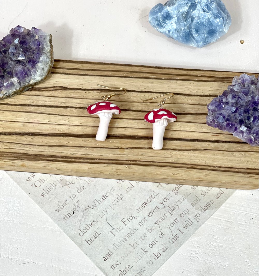 Image of Mushroom Earrings 