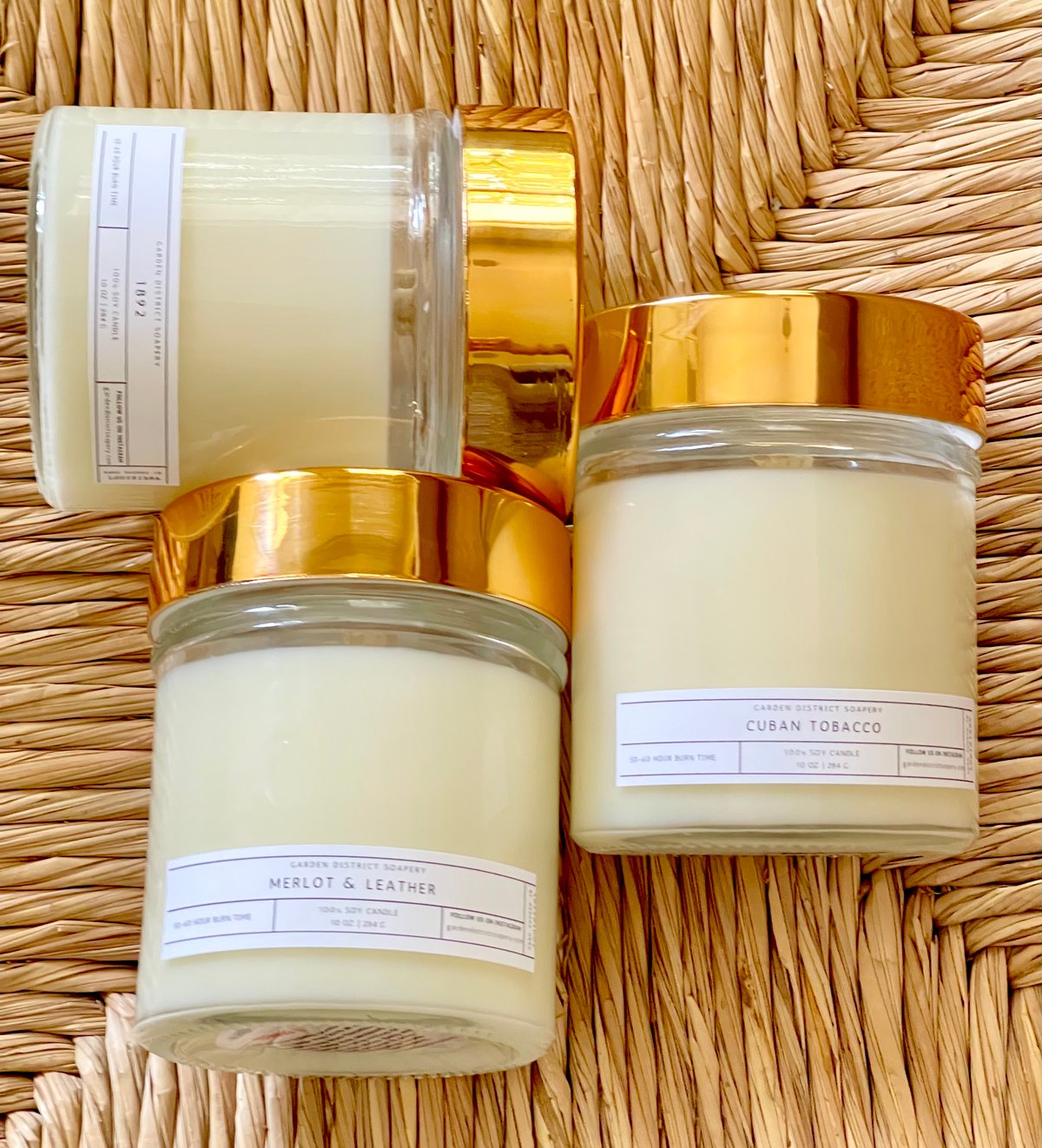 Bougie Minimalist Triple Scented Hand Poured Soy Candle