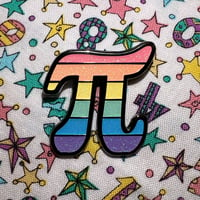 Image 3 of Rainbow Pi Enamel Pin