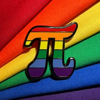 Image 1 of Rainbow Pi Enamel Pin