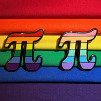 Image 4 of Rainbow Pi Enamel Pin