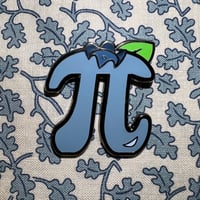 Image 2 of Blueberry Pi Enamel Pin