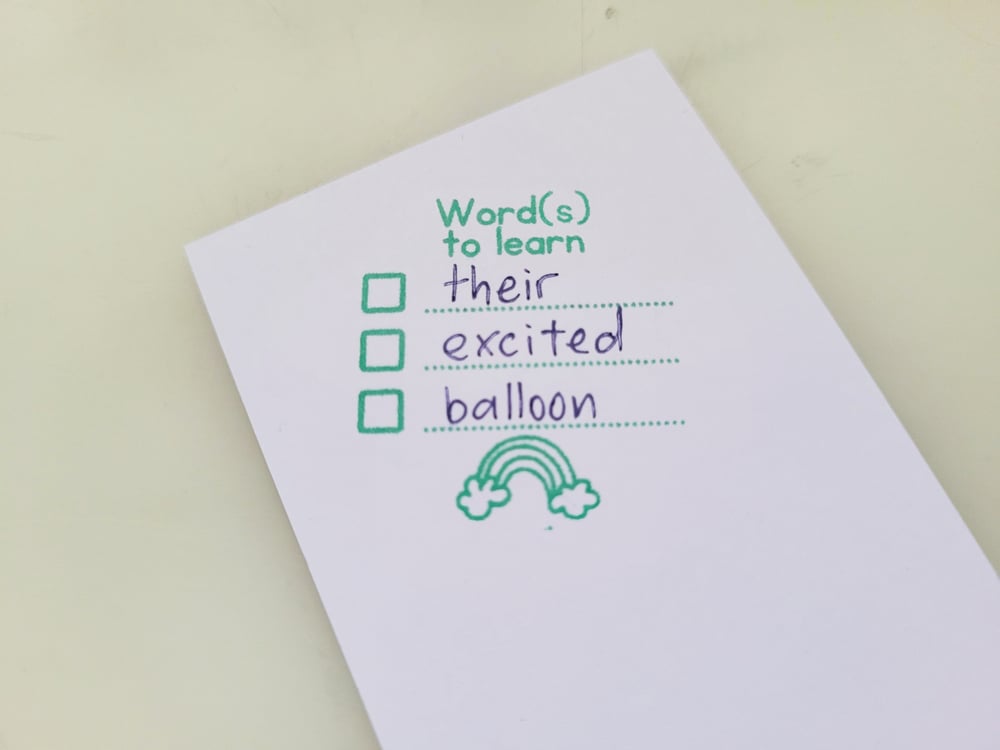 Word(s) To Learn Stamp