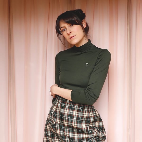 Image of Phuncle Merino Turtleneck - Forest Green