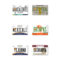 Image 1 of Card Stickers Placas de Mexico