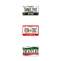Image 5 of Card Stickers Placas de Mexico