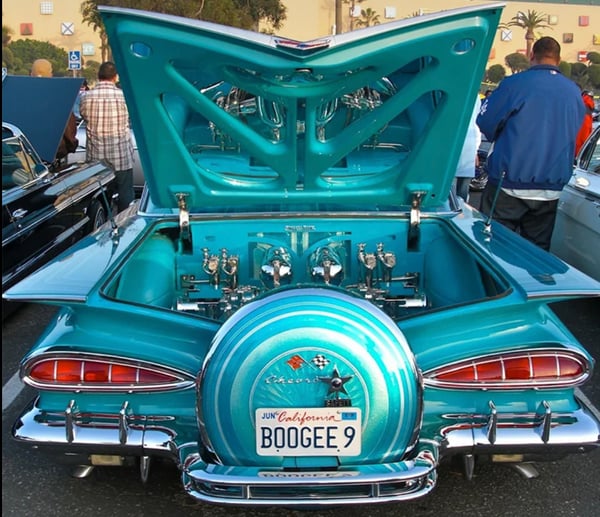 Image of 1960 IMPALA - HT - TRUNK SHOW MIRRORS 