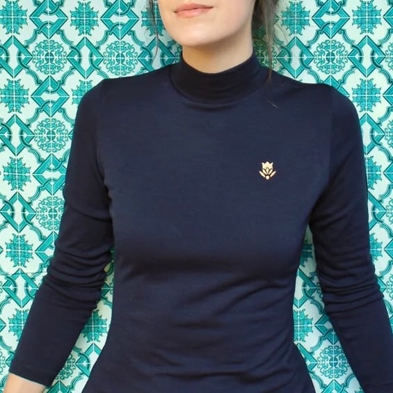 Image of Phuncle Merino Turtleneck - Midnight 