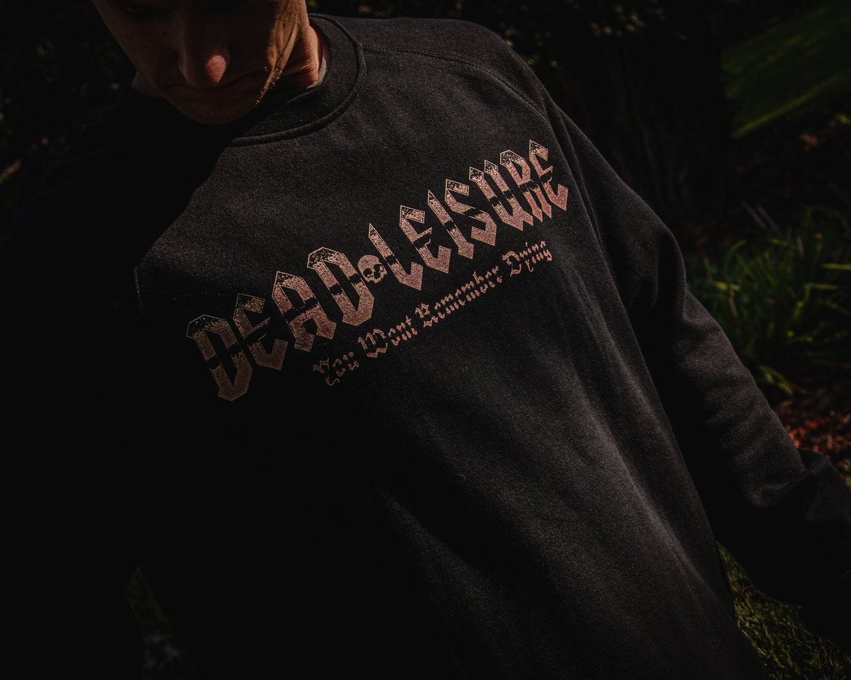 Heavy Metal Crew Sweatshirt - Black