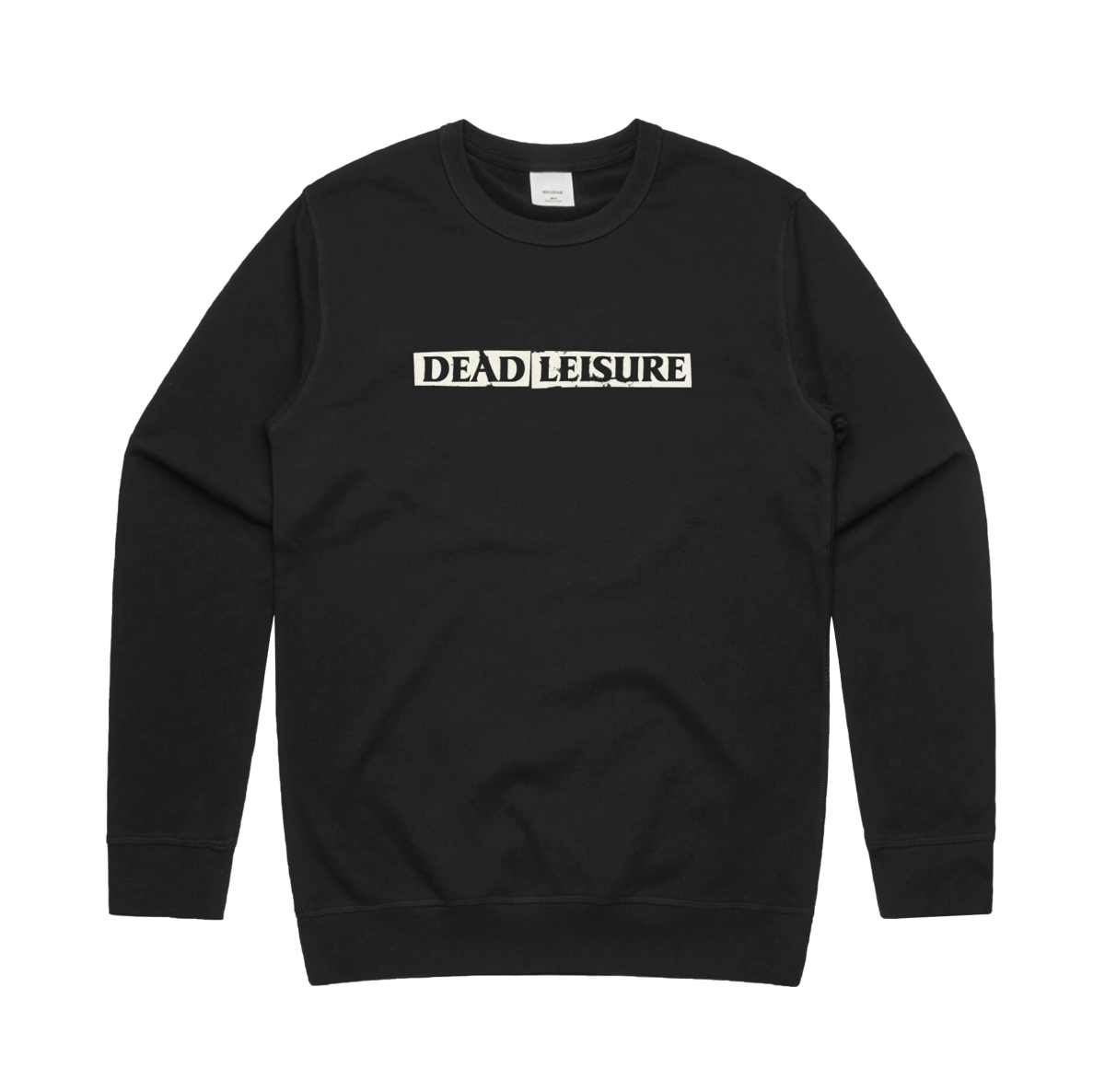 Block Logo Crew Sweatshirt - Black