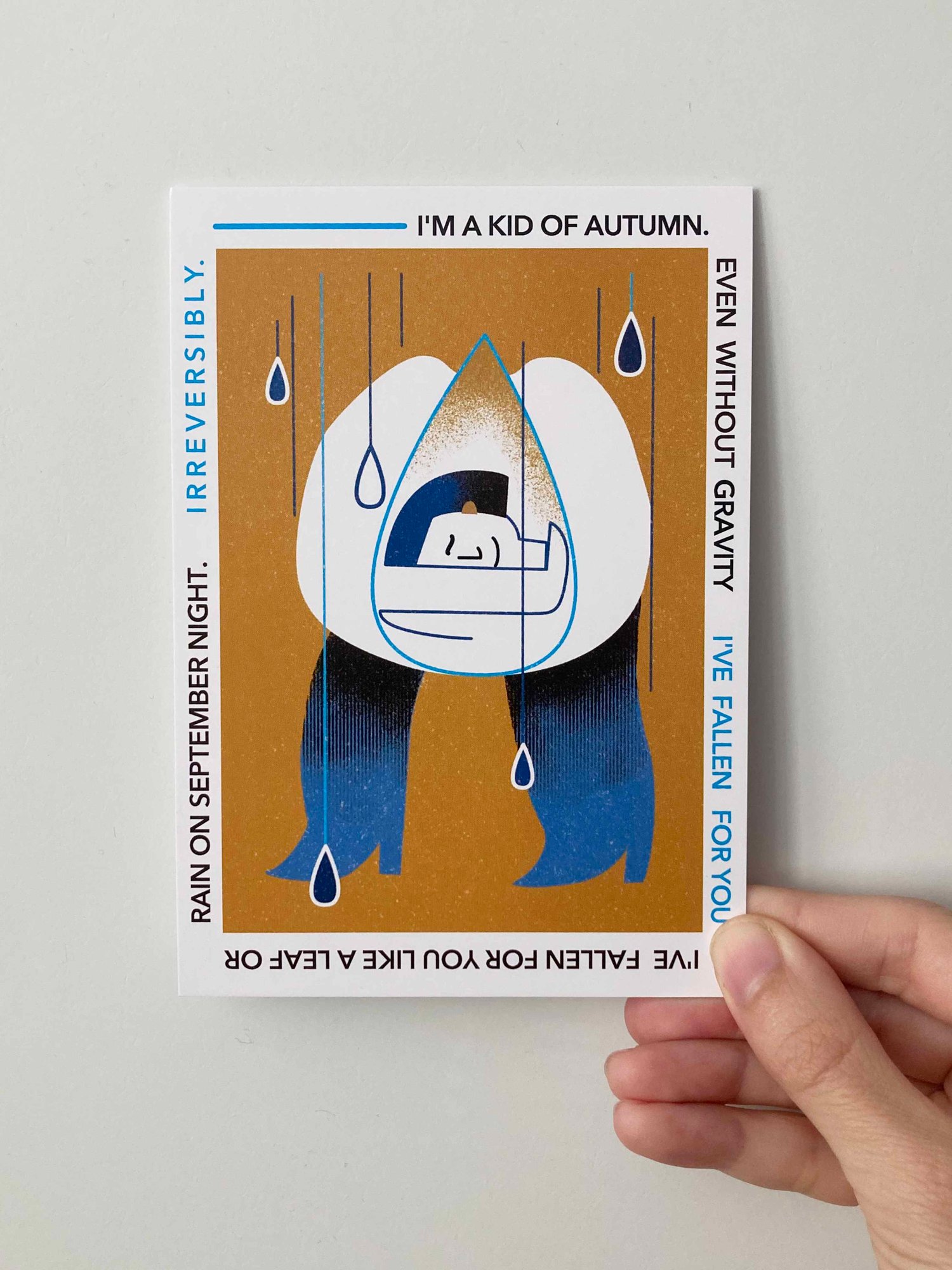 Kid of Autumn - pohľadnica