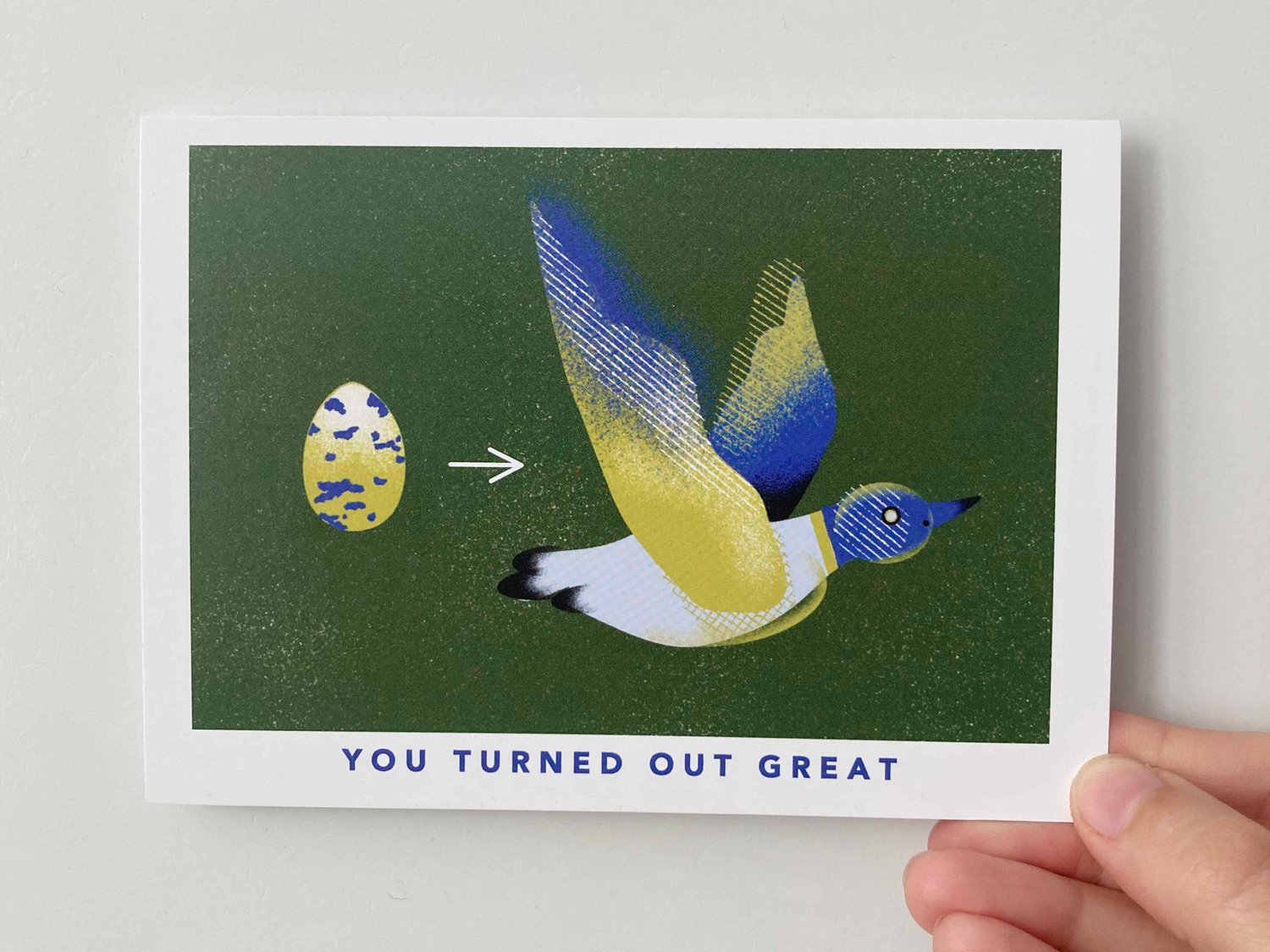 You turned out great, bird - pohľadnica