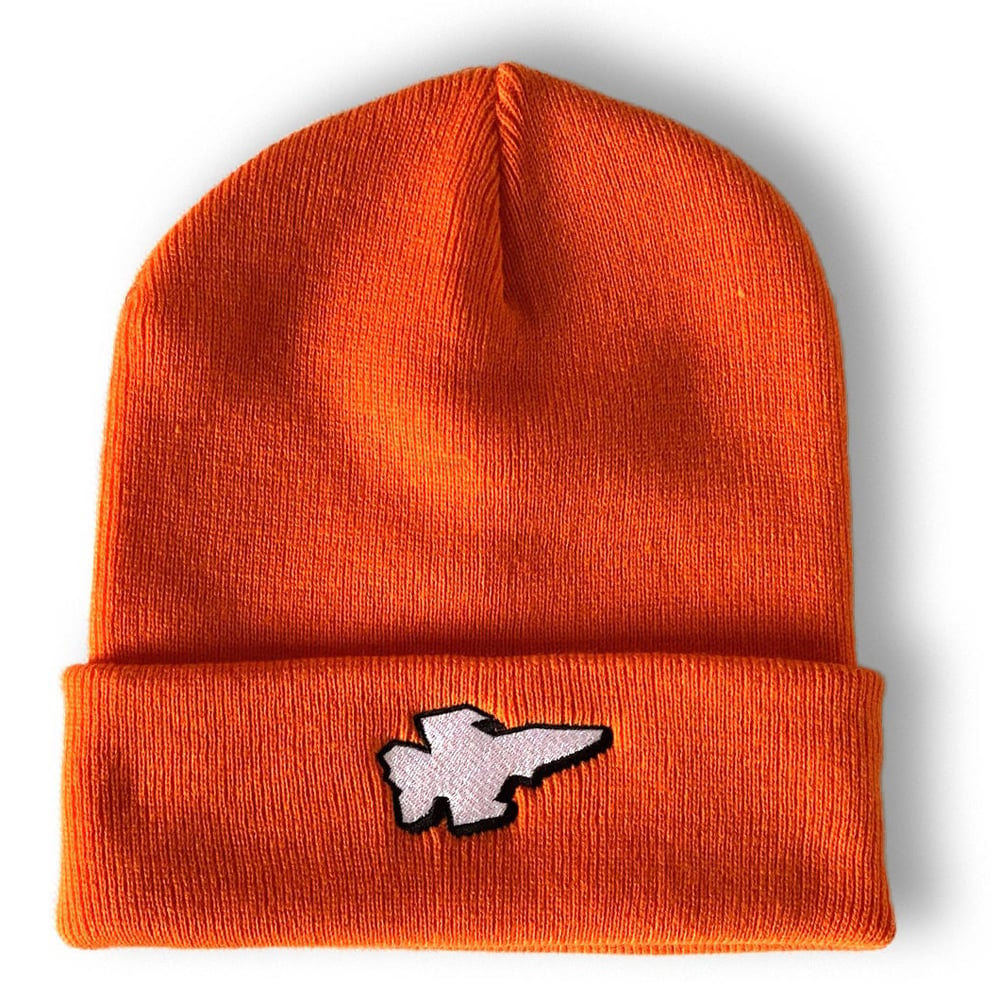 Image of 'Plane' Beanie (Orange)