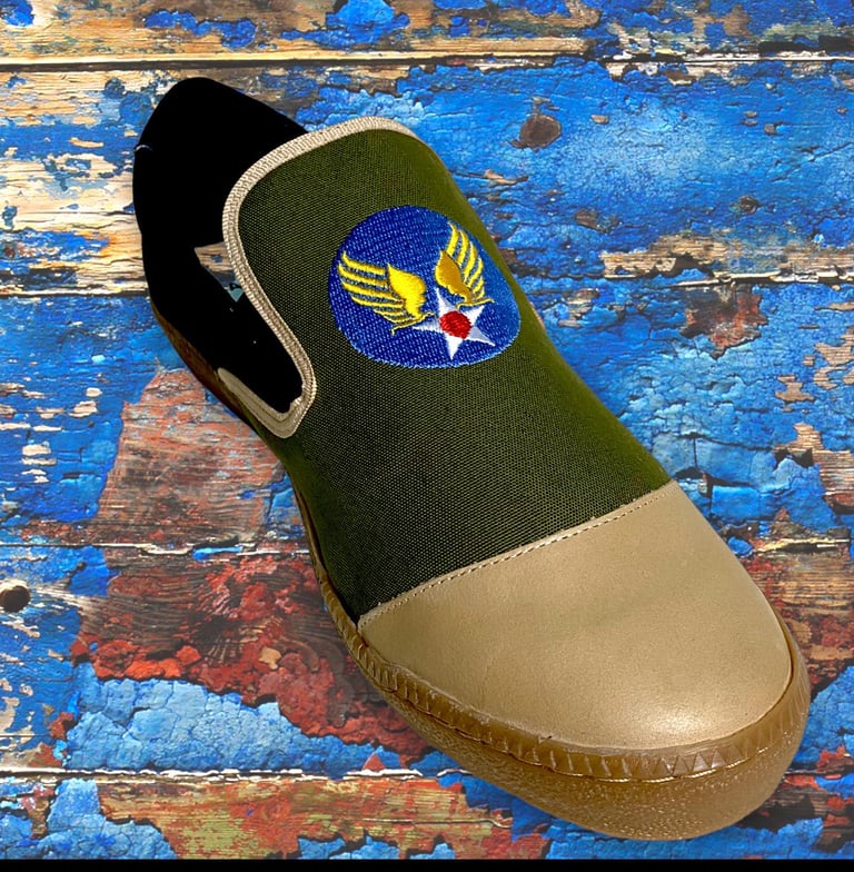 Tortola X Quarter416 army slip on sneaker shoes made in Spain Image 3