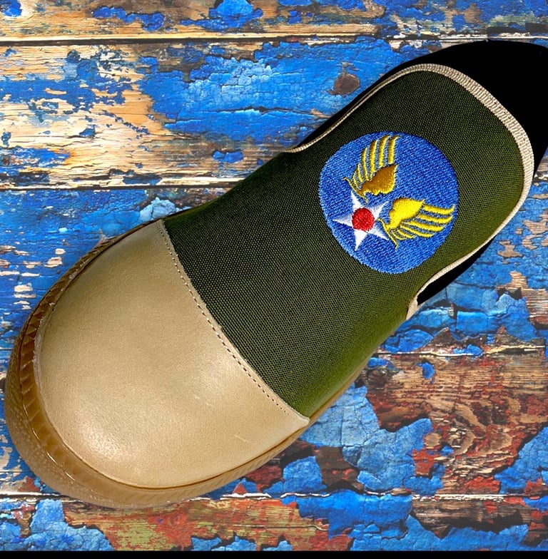 Tortola X Quarter416 army slip on sneaker shoes made in Spain Image 5