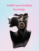 Coco Gold Fashion Earrings 