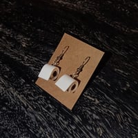 Toilet Paper Earrings 