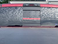 Image 1 of Sliding Window Blue/Red Line American Flag 2009-2024 RAM Trucks