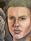 STRANGER THINGS ORIGINAL COFFIN PAINTING