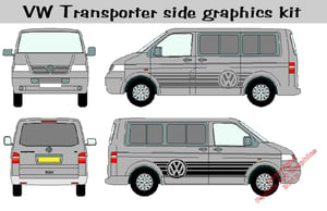 Image of VW T5/ T6 CAMPER SIDE STRIPE KIT