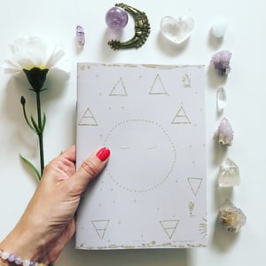 Image of Large Notebook *Moon & the 4 elements*