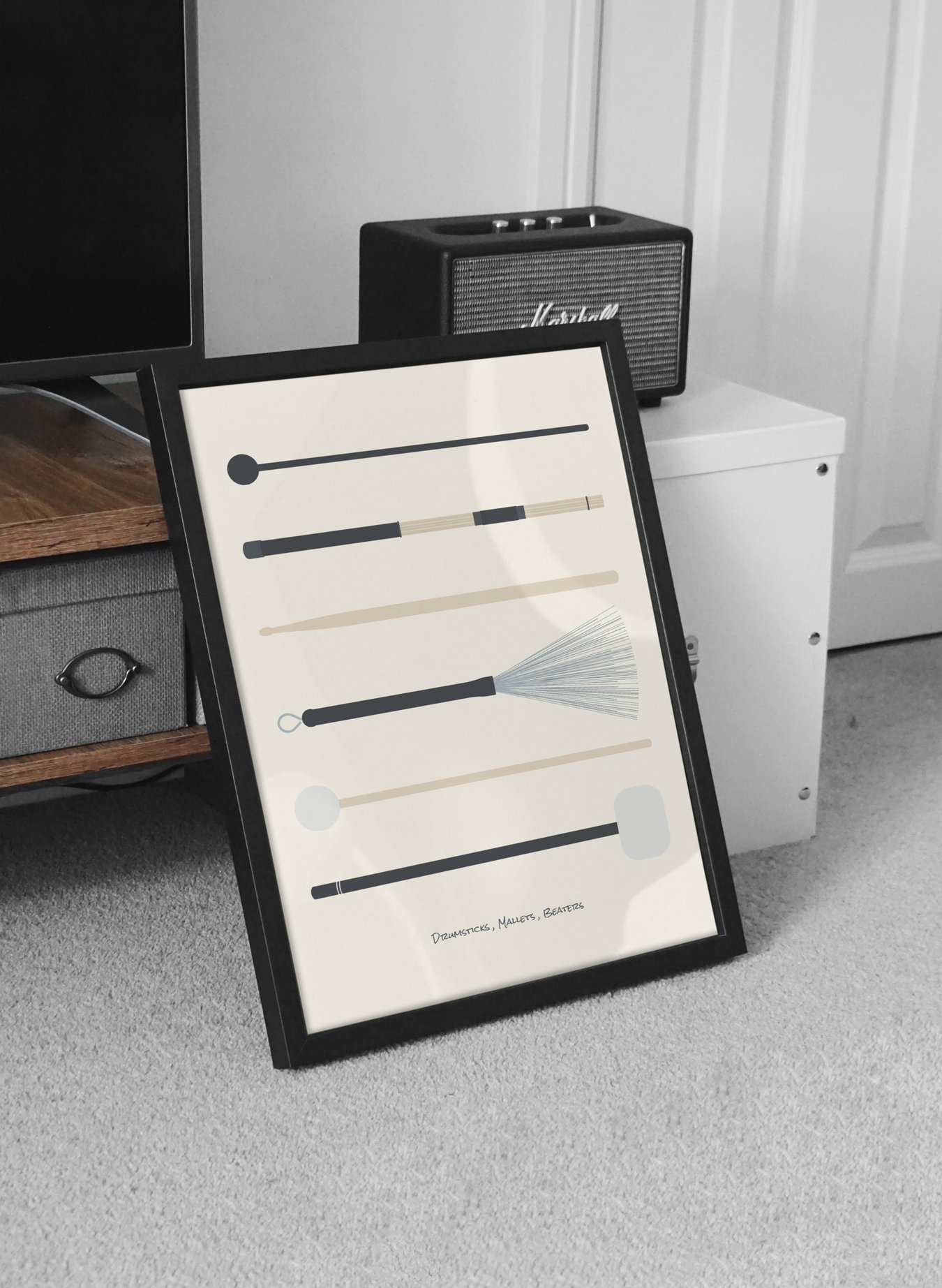 Image of Drumstick Print