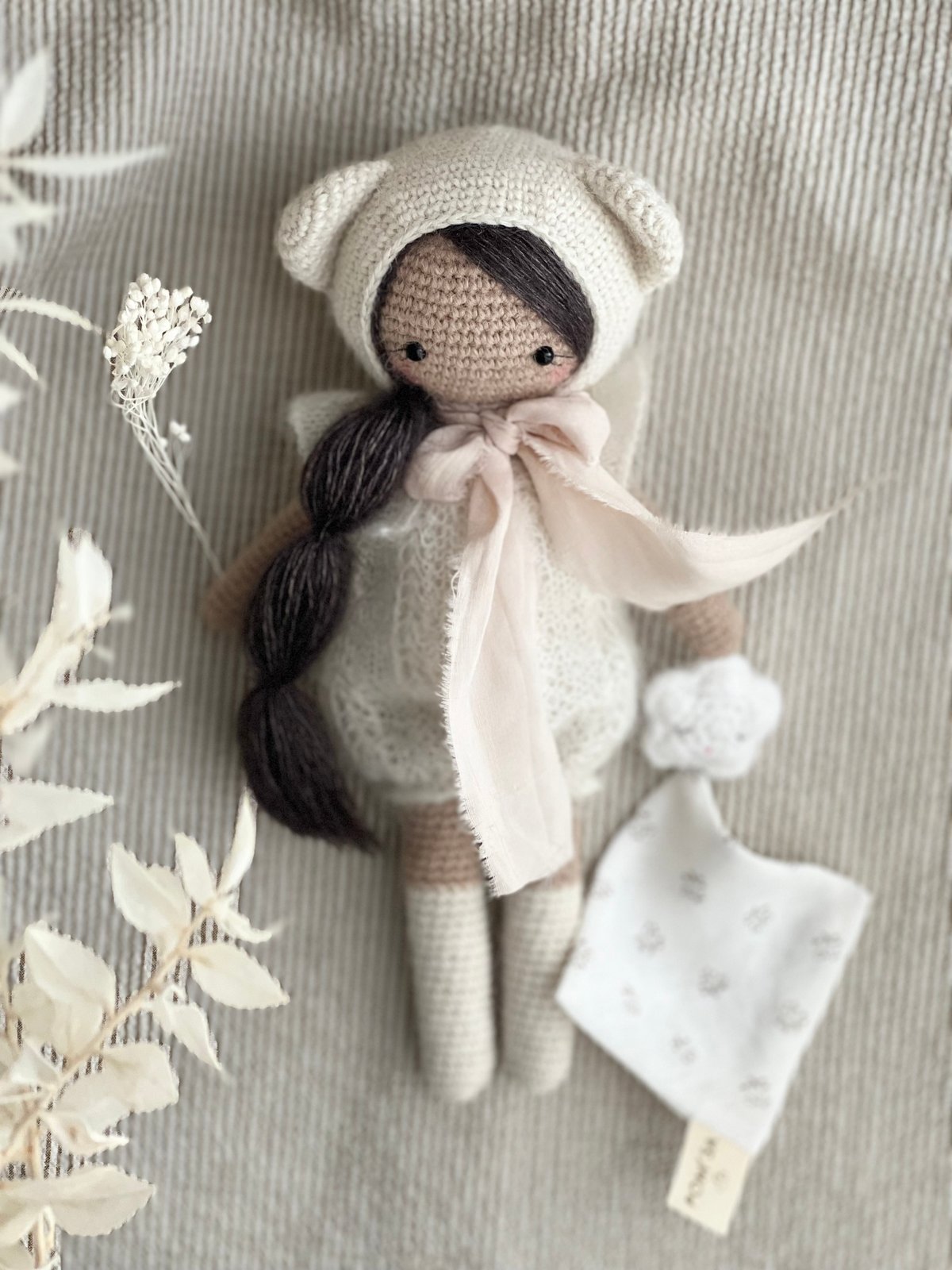 Image of Miss Pom' Unique #064 et son doudou étoile 