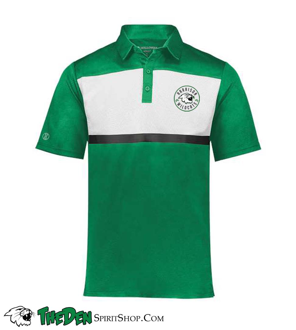 Image of Holloway Prism Polo - Green/White