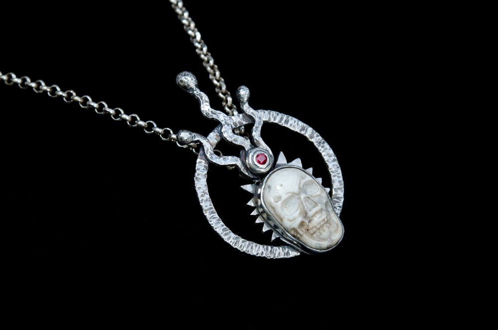 Image of Crowned Skull Pendant