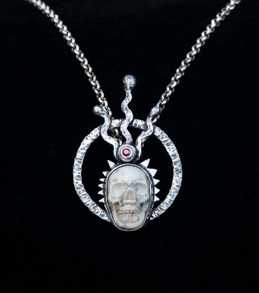Image of Crowned Skull Pendant