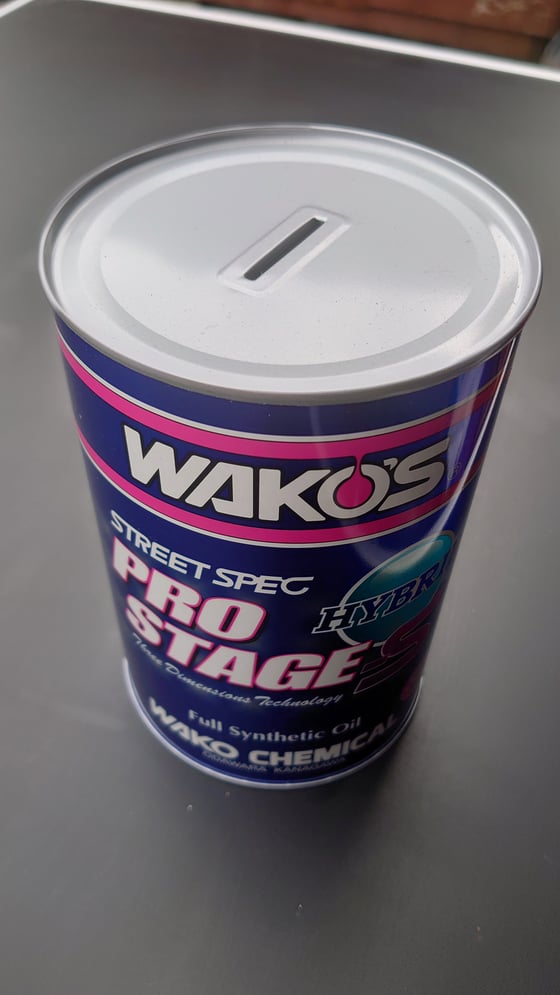 Image of WAKOS Oil Money Box Saving Tin 
