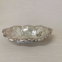 Image 3 of Irish Silver Oval Basket with special 'Celtic Torc' Hallmark 