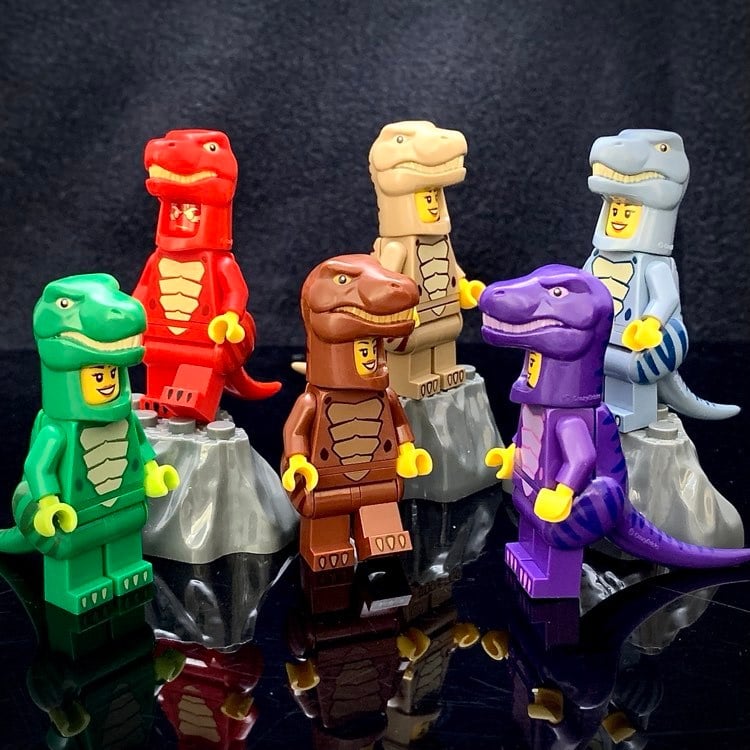 Lego dinosaur best sale costume minifigure