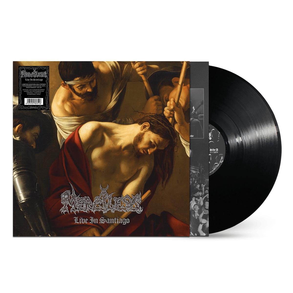 Image of Merciless - Live In Santiago / 180 GR. Classic Black Vinyl 12" LP.