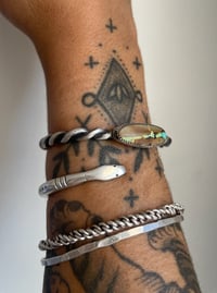 Image 2 of Royston Ribbon Turquoise Lasso Cuff